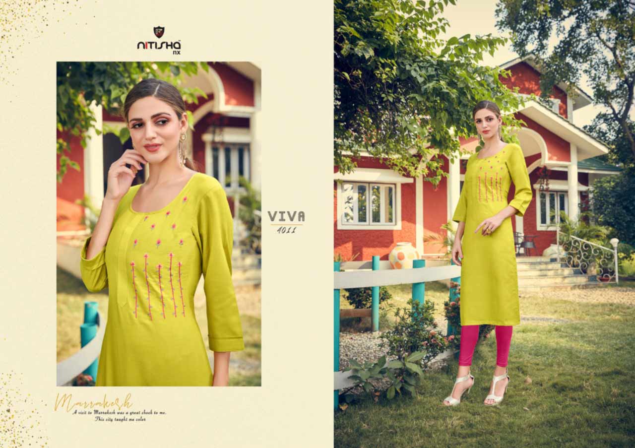 Viva Vol-4 Soft Cotton Wholesale Kurti Viva Vol-4 Soft Cotton Wholesale Kurti